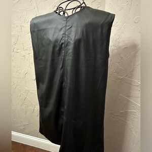 ZENANA Black Faux Leather Dress, NWT!